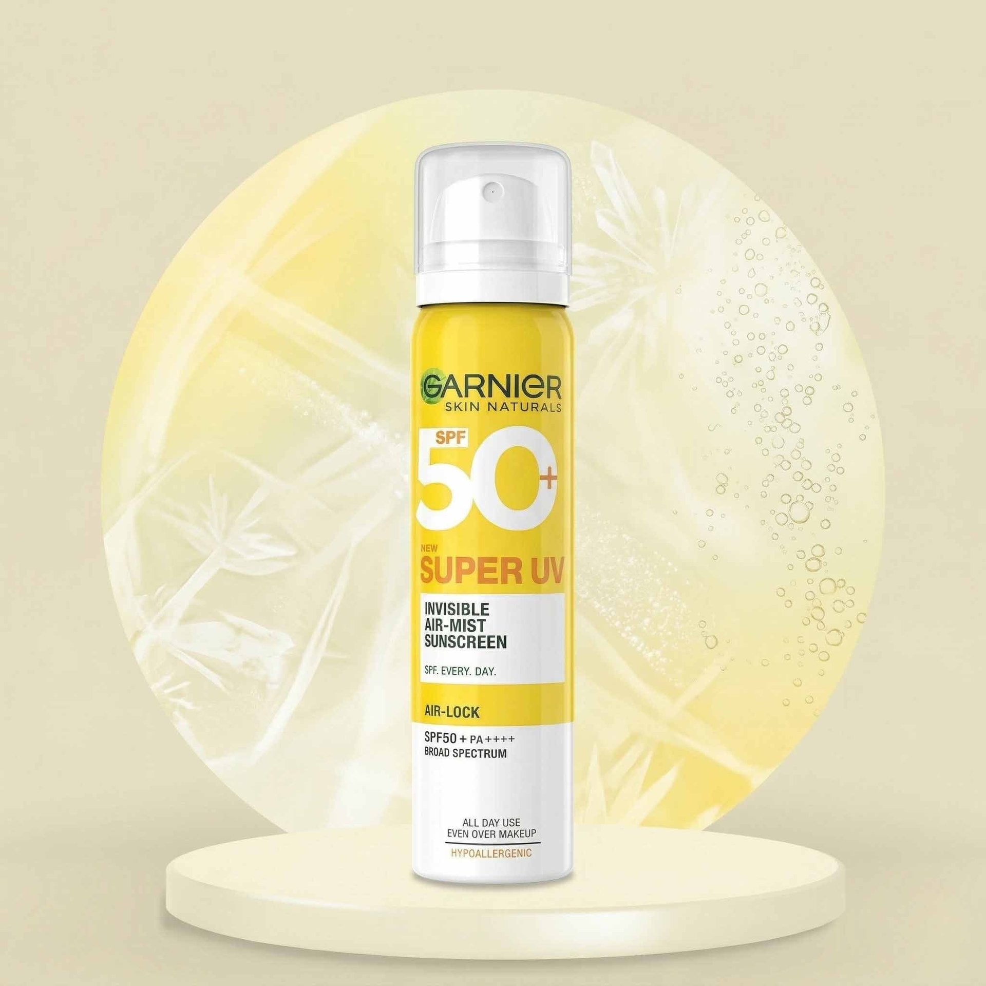 การ์นิเย่ ซูเปอร์ ยูวี อินวิซิเบิ้ล แอร์-มิซ ซันสกรีน SPF50+ PA++++
